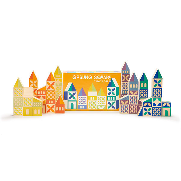 Uncle Goose Gosling Square Building Blocks - Made in The USA