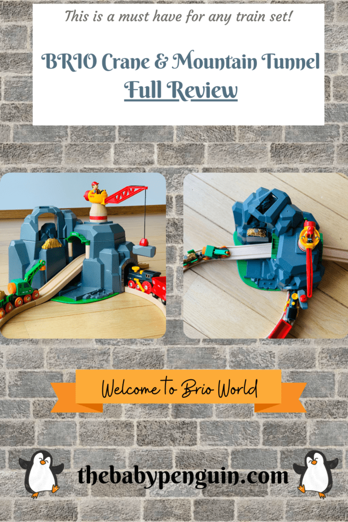 BRIO World - 33889 Crane & Mountain Tunnel