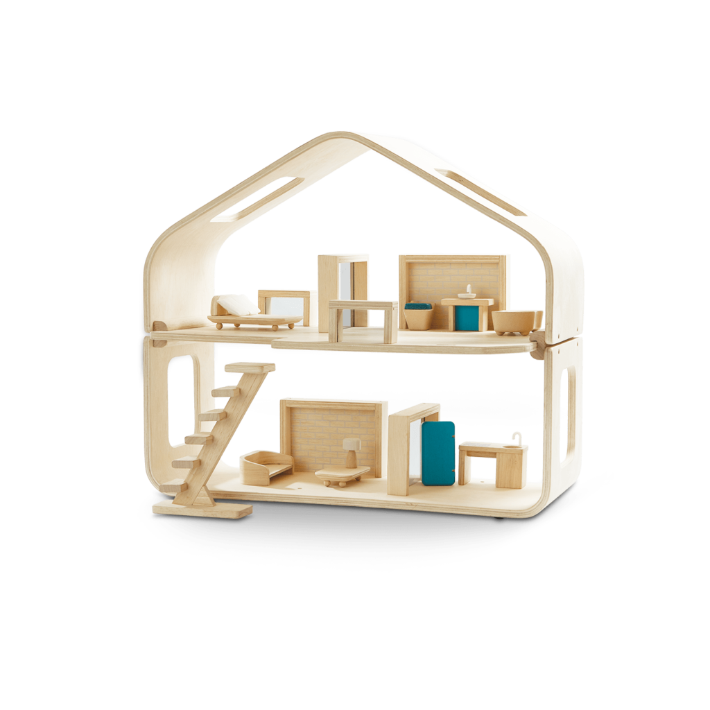 Wooden Contemporary Dollhouse | PlanToys (7122)
