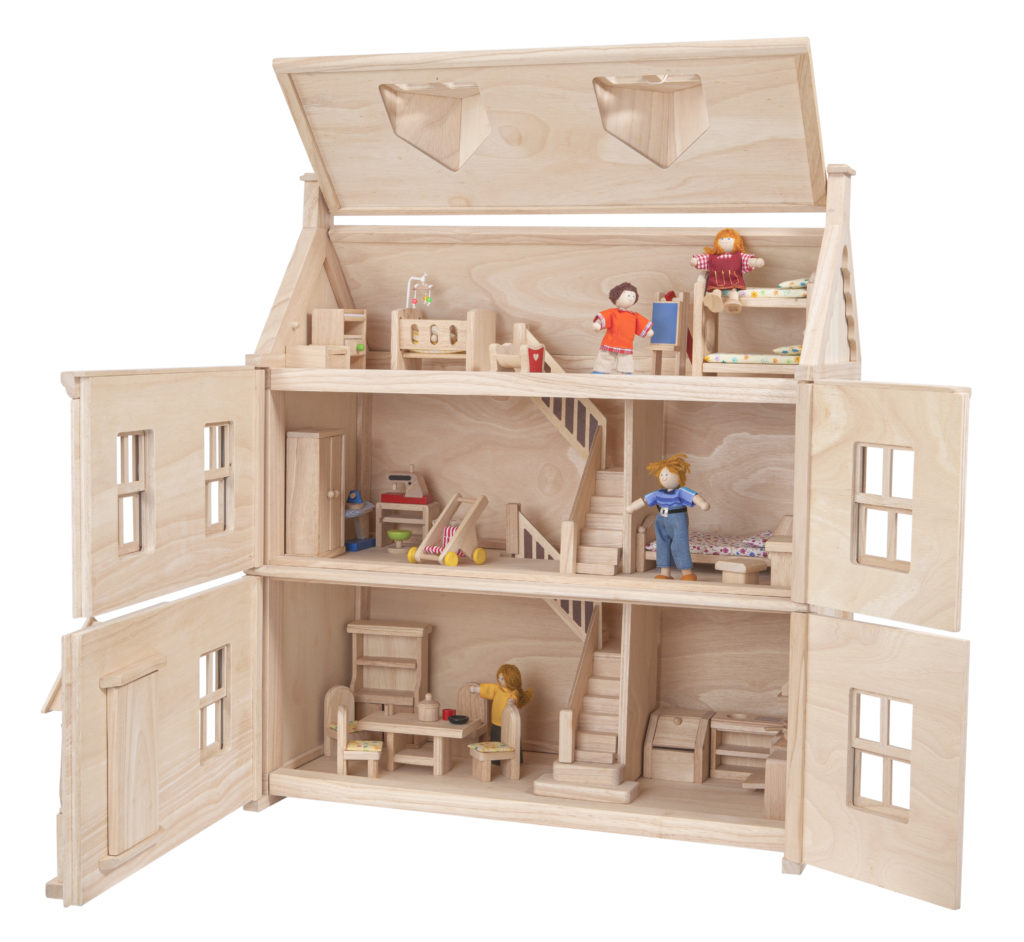 Wooden Contemporary Dollhouse | PlanToys (7122)