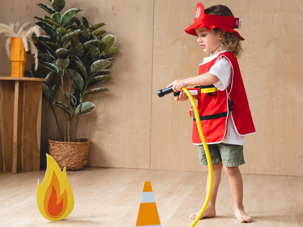 Firefighter Play Set | PlanToys (3708) | Pretend Play