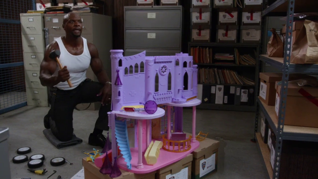 Terry Crews struggling with building a dollhouse for his daughters