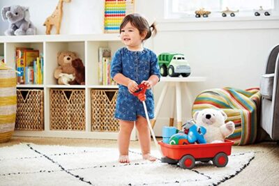 Green Toys Wagon, Orange - Pretend Play