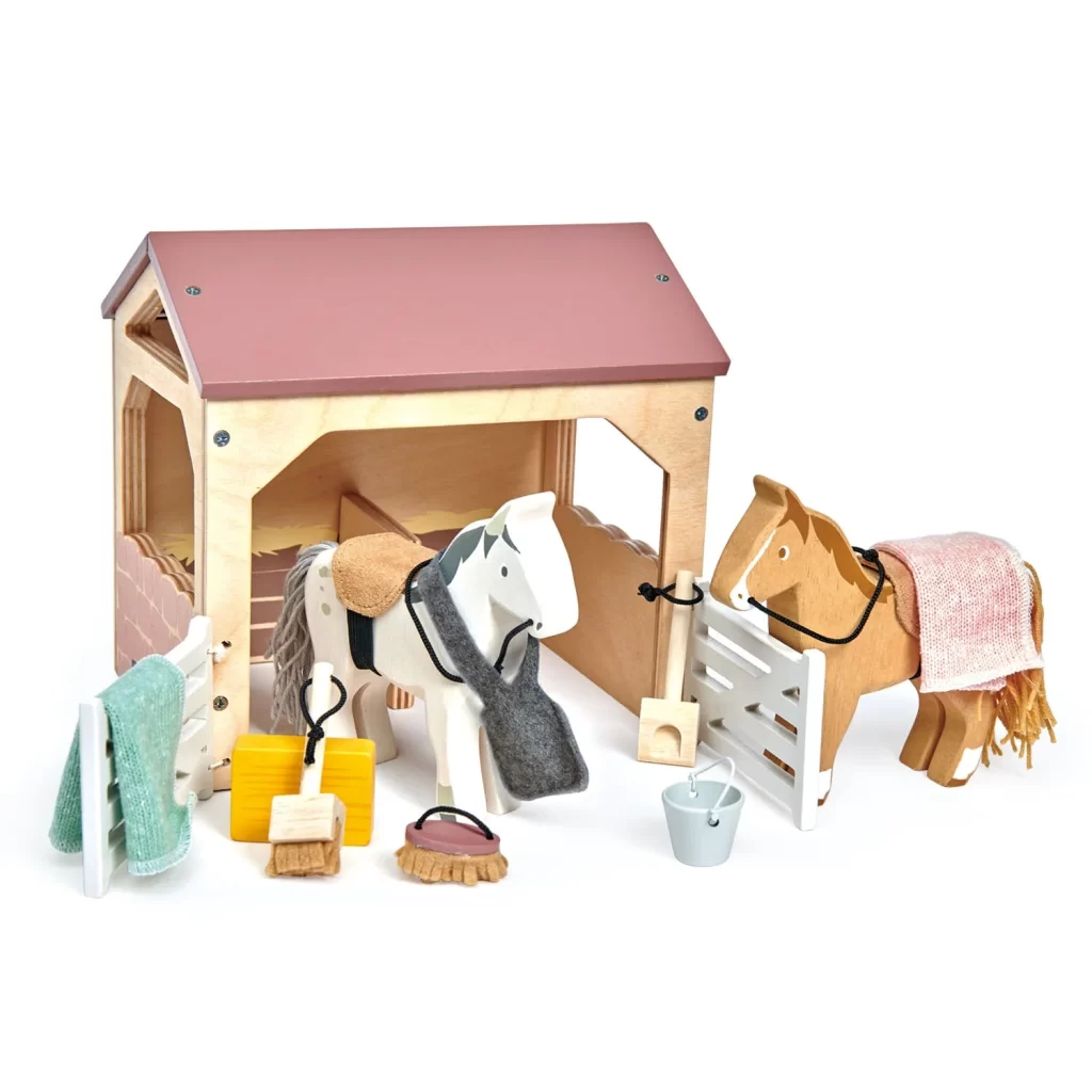 The Stables | Dollhouse | Pretend Play Horses | Tender Leaf