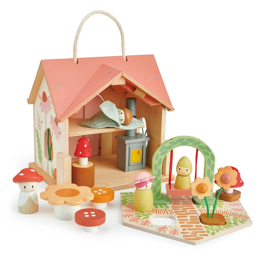 Rosewood Cottage | Dollhouse Pretend Play | Tender Leaf