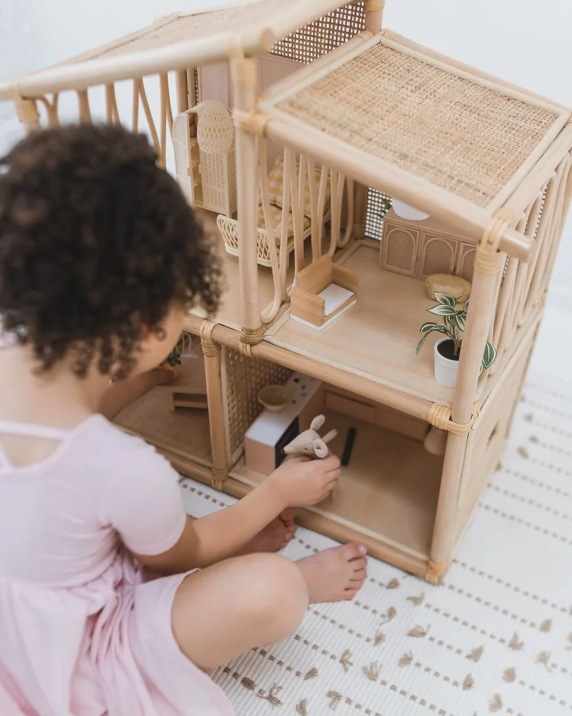 Edie Rattan Dollhouse by Ellie & Becks Co.